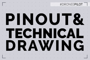 Dronee Pilot Pinout and Technical Drawing